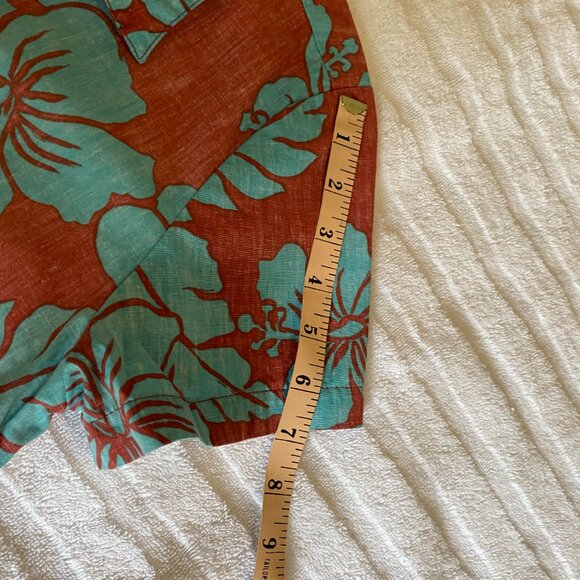 Vintage short-sleeved Hawaiian print shirt - Picture 4 of 10